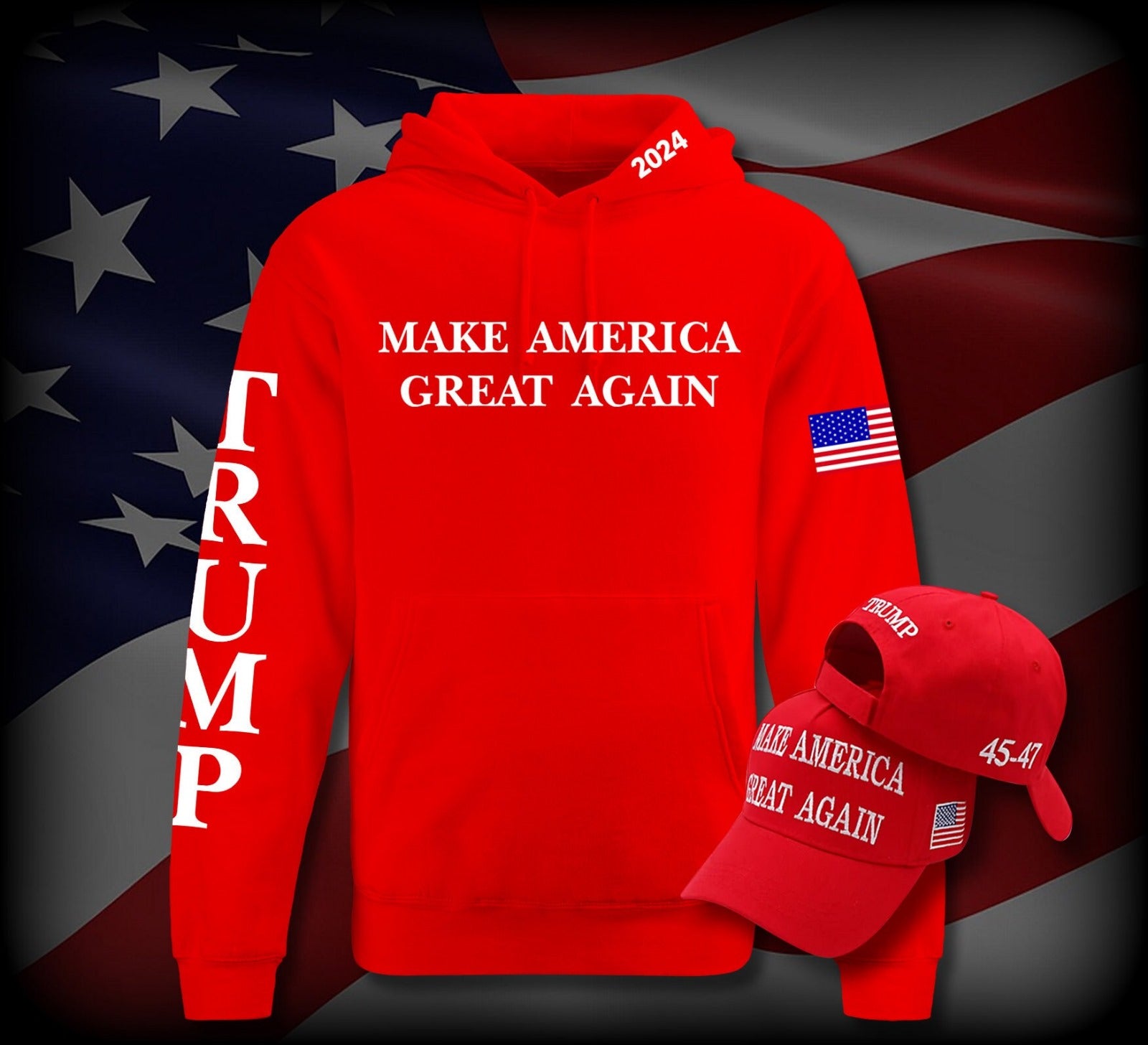 Patriot's Choice 2024 Caps and Hoodies